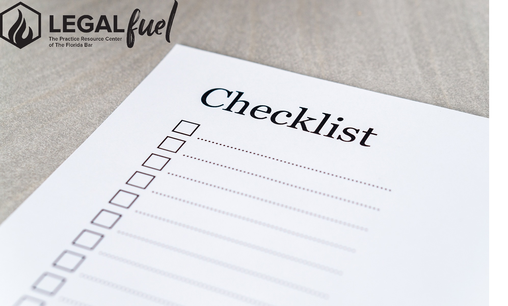 Starting a Law Practice Checklist