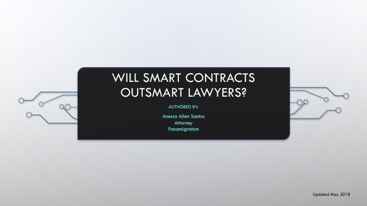Will Smart Contracts Outsmart Lawyers