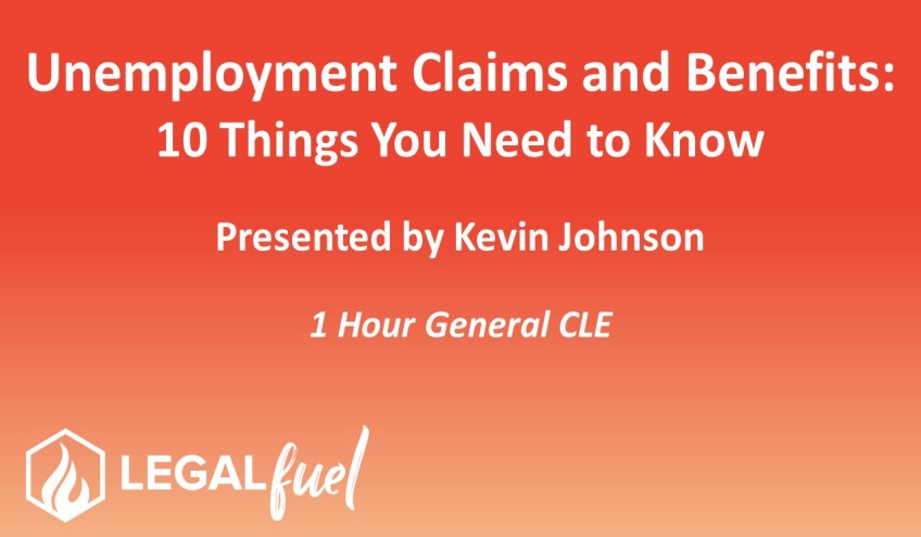 Unemployment Claims and Benefits